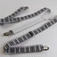 Mens Adjustable Piano Keys Patterned Suspenders