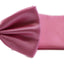 Mens Baby Pink Plain Coloured Checkered Bow Tie & Matching Pocket Square Set