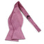 Mens Baby Pink Self Tie Bow Tie