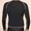 Mens Black Compression Long Sleeve Gym Sports Training Running Muscle Tee Top