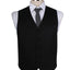 Mens Black Cotton Vest Waistcoast