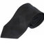 Mens Black Elegant Square Patterned 8cm Neck Tie