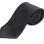Mens Black Link Patterned 8cm Neck Tie