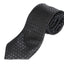 Mens Black Mini Polka Dot Patterned 8cm Neck Tie