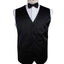 Mens Black Plain Vest Waistcoat