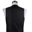 Mens Black Plain Vest Waistcoat
