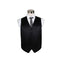 Mens Black Plain Vest Waistcoat