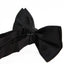 Mens Black Polka Dot Patterned Bow Tie