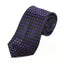 Mens Black & Purple Mini Polka Dot Patterned 8cm Neck Tie