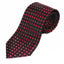 Mens Black & Red Mini Polka Dot Patterned 8cm Neck Tie