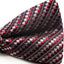 Mens Black, Red & Pink Patterned Bow Tie