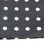 Mens Black & Silver Large Polka Dot Silk Pocket Square