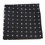 Mens Black & Silver Small Polka Dot Silk Pocket Square