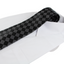 Mens Black & White Square Patterned 8cm Neck Tie
