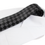 Mens Black & White Square Patterned 8cm Neck Tie
