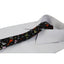 Mens Black With Coloured Guitars 5cm Skinny Neck Tie