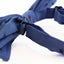 Mens Blue Denim Preppy Insects Patterned Cotton Bow Tie