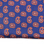 Mens Blue & Orange Paisley Pocket Square