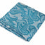 Mens Blue Paisley Pocket Square
