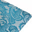 Mens Blue Paisley Pocket Square