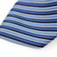 Mens Blue Striped 8cm Patterned Neck Tie
