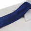 Mens Blue Zig Zag 8cm Patterned Neck Tie
