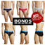 Mens Bonds Guyfront Guy Front Brief Underwear Undies Briefs Jocks Black Blue Red