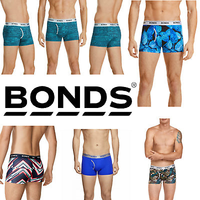 Mens Bonds Microfibre Guyfront Trunk Trunks Underwear Shorts Boxers Briefs