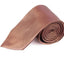 Mens Brown 8cm Plain Neck Tie