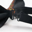 Mens Brown, Orange & Green Patterned Bow Tie