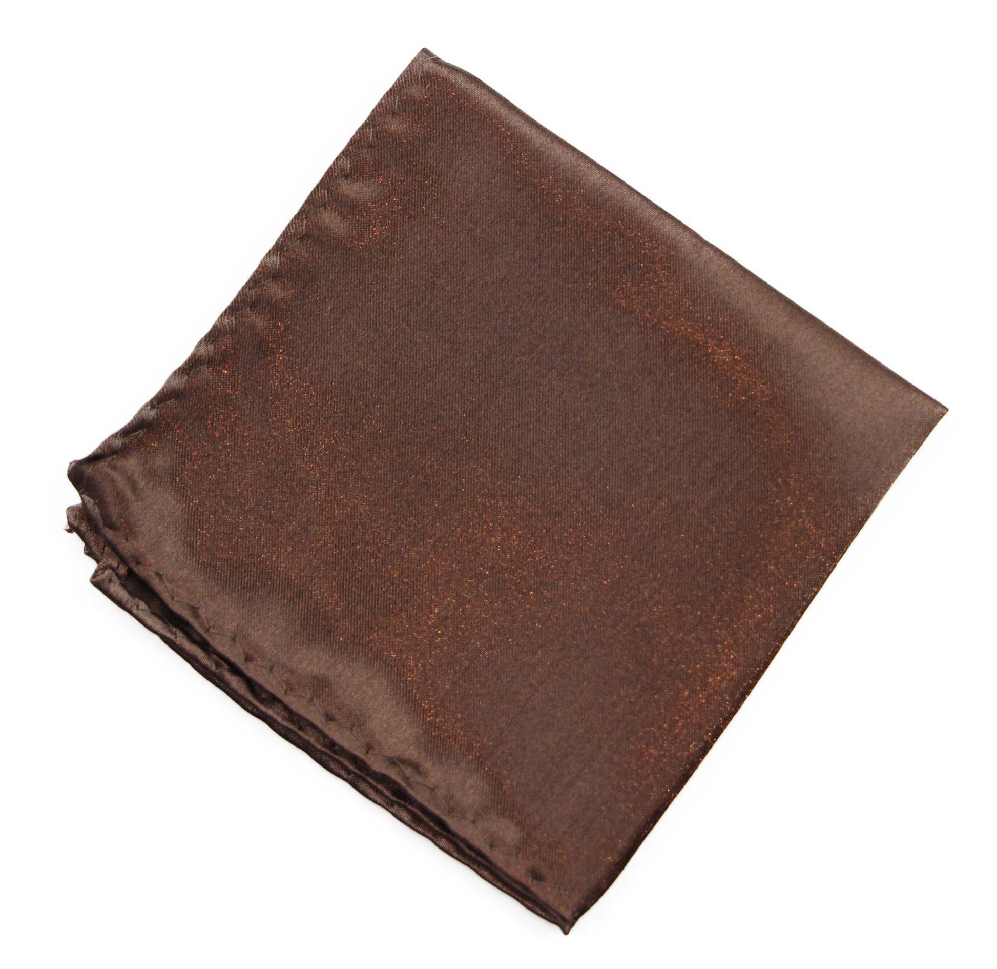 Mens Brown Pocket Square