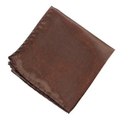 Mens Brown Pocket Square