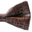 Mens Brown Sparkly Glitter Patterned Bow Tie