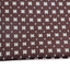 Mens Brown & White Flower Silk Pocket Square
