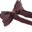 Mens Brown With White Star Cotton Bow Tie