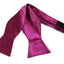 Mens Burgundy Self Tie Bow Tie