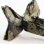 Mens Charcoal Cotton Paisley Patterned Bow Tie
