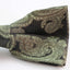 Mens Charcoal Cotton Paisley Patterned Bow Tie