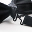 Mens Charcoal Shaded Squares Patterned Bow Tie