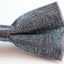Mens Charcoal Sparkly Glitter Patterned Bow Tie