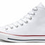 Mens Converse Chuck Taylor All Star Optical White Hi Top Lace Up Casual Shoe