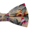 Mens Cream Floral Patterned Bow Tie