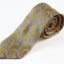 Mens Cream & Yellow Elegant Patterned 8cm Neck Tie