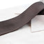 Mens Dark Brown 8cm Plain Neck Tie