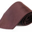 Mens Dark Brown Striped 10cm Classic Neck Tie