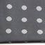 Mens Dark Grey & Silver Polka Dot Silk Pocket Square