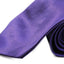 Mens Dark Purple 8cm Plain Neck Tie