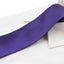 Mens Dark Purple 8cm Plain Neck Tie