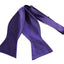 Mens Dark Purple Self Tie Bow Tie