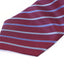 Mens Dark Red Striped 8cm Patterned Neck Tie